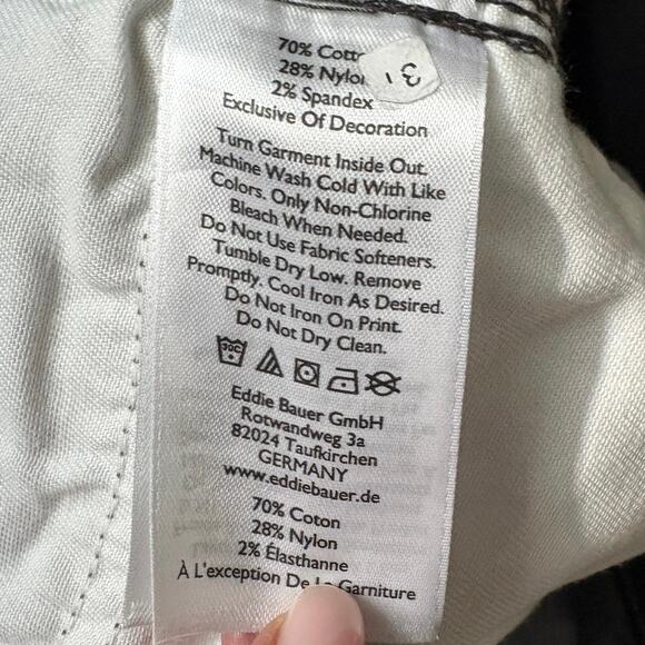 Eddie Bauer Mountain Ops Flex Jeans 33x32 Gray Work Outdoor Pants GORPCORE - Picture 6 of 8